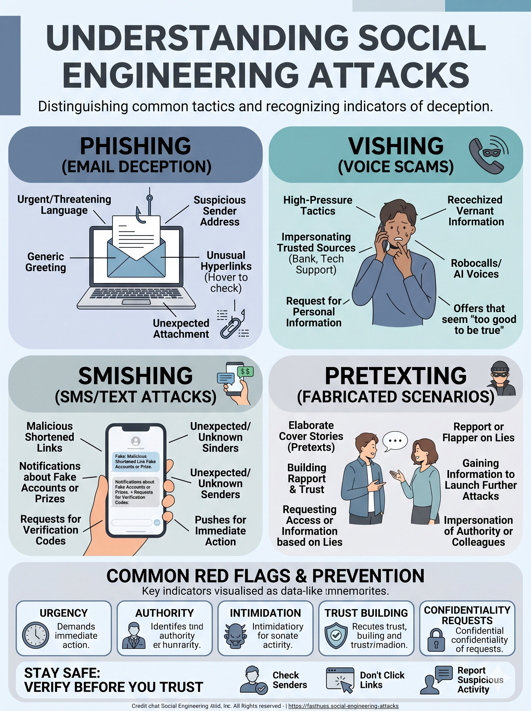 Attack Vectors & Social Engineering instructional graphic preview